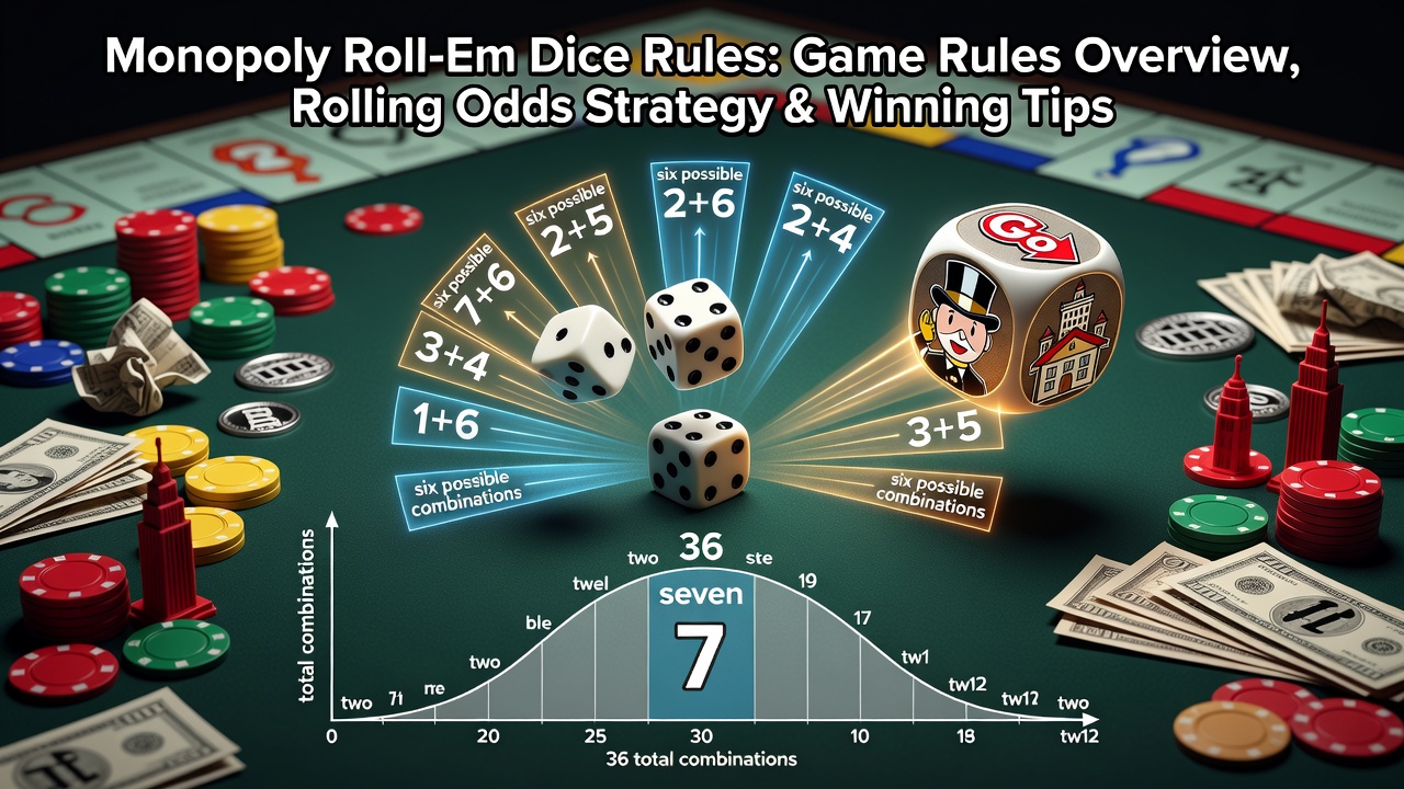 Monopoly Roll-Em Dice Rules: Game Rules Overview, Rolling Odds Strategy & Winning Tips