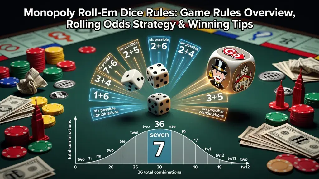 Monopoly Roll-Em Dice Rules: Game Rules Overview, Rolling Odds Strategy & Winning Tips
