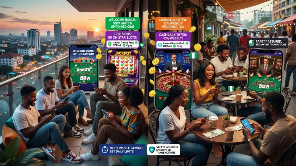 How Online Casinos and Gaming Platforms Work in Nigeria: Bonuses, Free and Live Games, Mobile Play, Safety, and Responsible Gaming